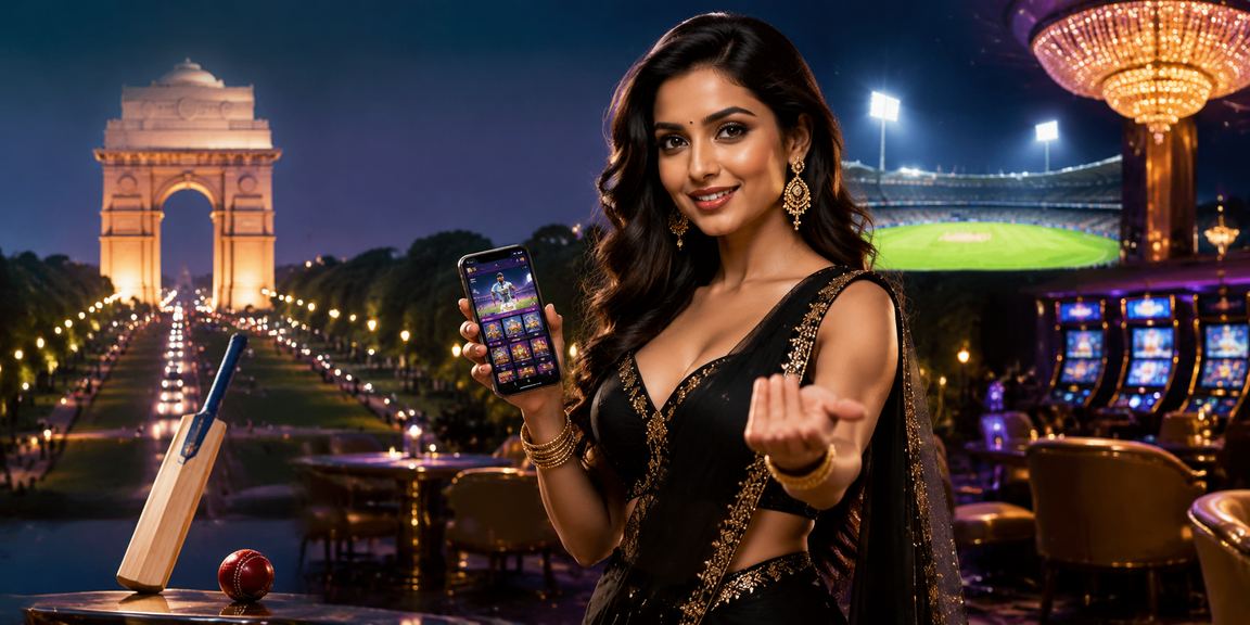 Players at India Gate, Delhi enjoying Rummy and cricket betting on mobile