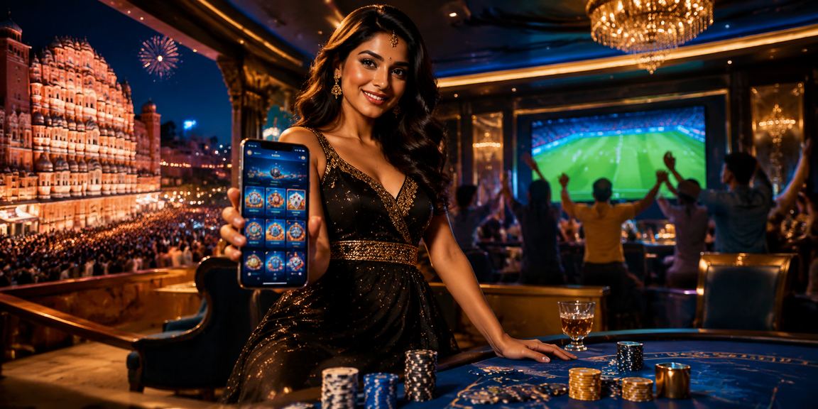 Mobile app view of casino games including Rummy in Jaipur